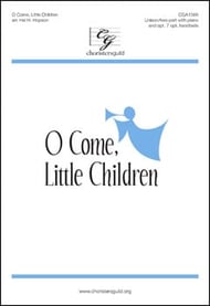 O Come, Little Children Unison/Two-Part choral sheet music cover Thumbnail